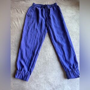 Elegant Women's Purple Drawstring Pants